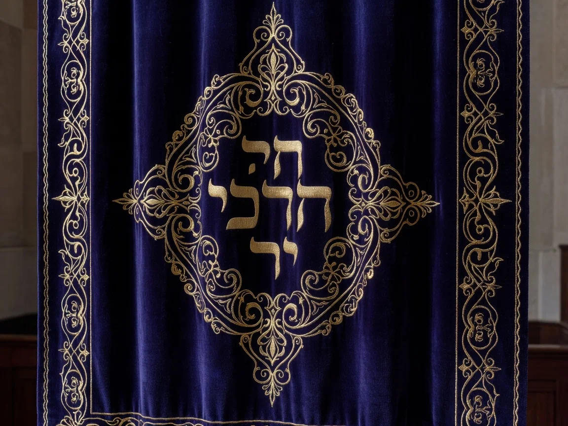 פרוכת מותאמת אישית לארון קודש